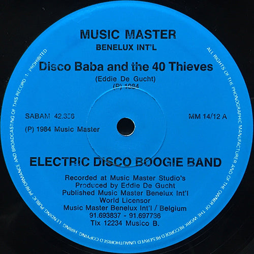 ELECTRIC DISCO BOOGIE BAND // DISCO BABA AND THE 40 THIEVES