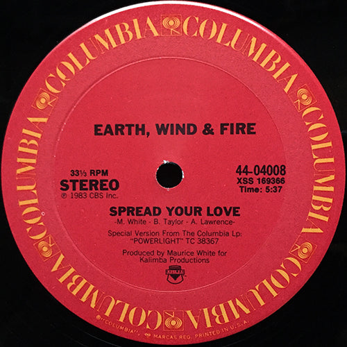 EARTH, WIND & FIRE // SPREAD YOUR LOVE (5:37) / FREEDOM OF CHOICE (4:10)