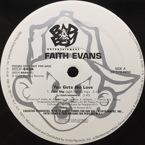 FAITH EVANS // YOU GETS NO LOVE (5VER)