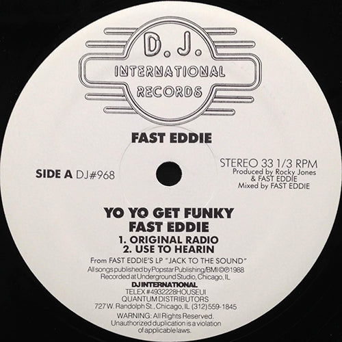 FAST EDDIE // YO YO GET FUNKY (5VER)