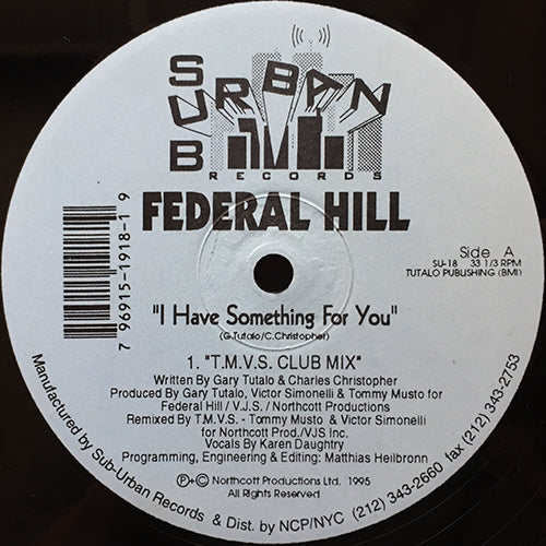 FEDERAL HILL // I HAVE SOMETHING FOR YOU (3VER)