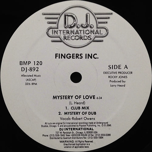 FINGERS INC. // MYSTERY OF LOVE (4VER)