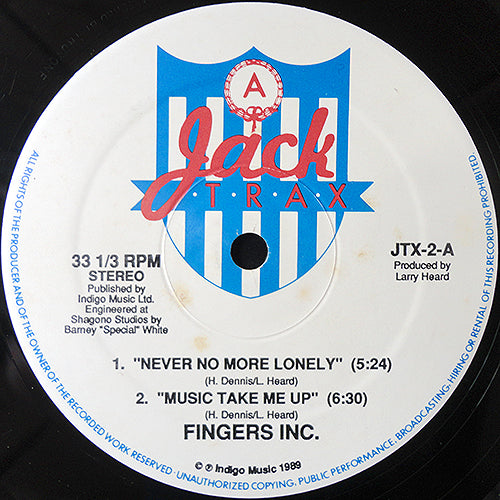 FINGERS INC. // NEVER NO MORE LONELY (5:24) / MUSIC TAKE ME UP (6:30) / DISTANT PLANET (5:18)