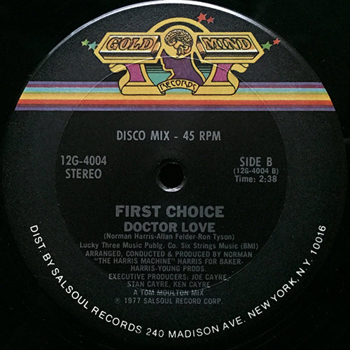 FIRST CHOICE // DOCTOR LOVE (7:35/2:38)