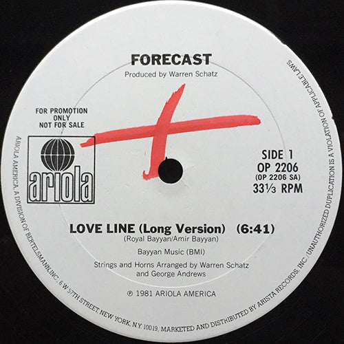 FORECAST // LOVE LINE (LONG VERSION) (6:41) / (SHORT VERSION) (3:03)