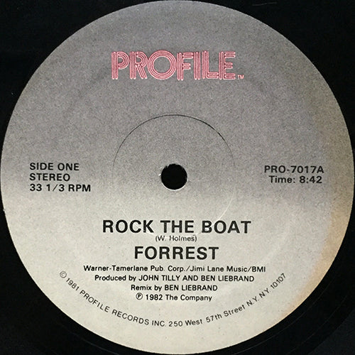 Forrest Rocks FORREST // ROCK THE BOAT (8:42) / LOVING YOU (4:45) – next records japan