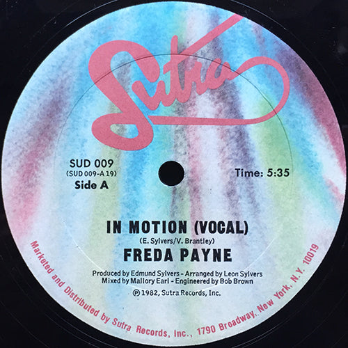 FREDA PAYNE // IN MOTION (5:35) / INST (5:37)