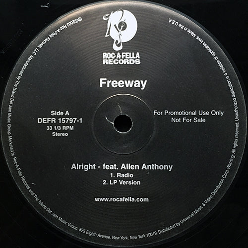 FREEWAY feat. ALLEN ANTHONY // ALRIGHT (4VER)