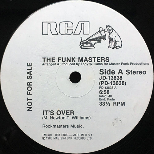 FUNK MASTERS // IT'S OVER (6:58) / INST (7:00)