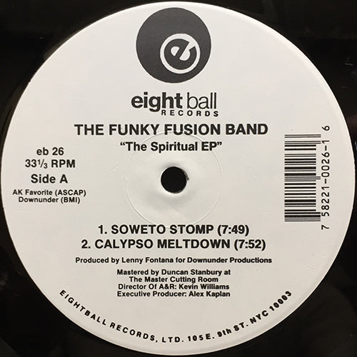 FUNKY FUSION BAND // THE SPIRITUAL (EP) inc. SOWETO STOMP / CALYPSO MELTDOWN / HALLELEIJAH / TRIBAL TRANCE