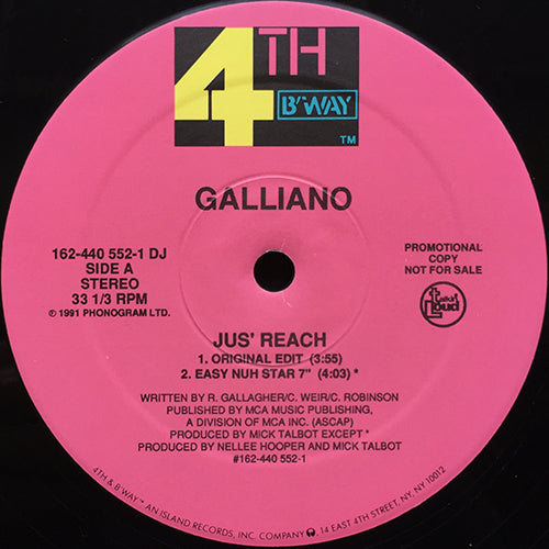 GALLIANO // JUS REACH (4VER)