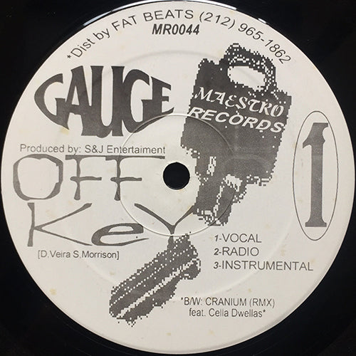 GAUGE // OFF KEY (3VER) / CRANIUM (REMIX) (3VER)