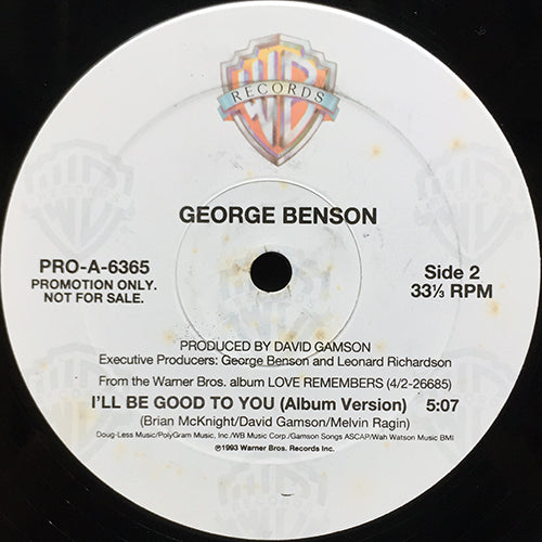 GEORGE BENSON // I'LL BE GOOD TO YOU (5:07/4:22)