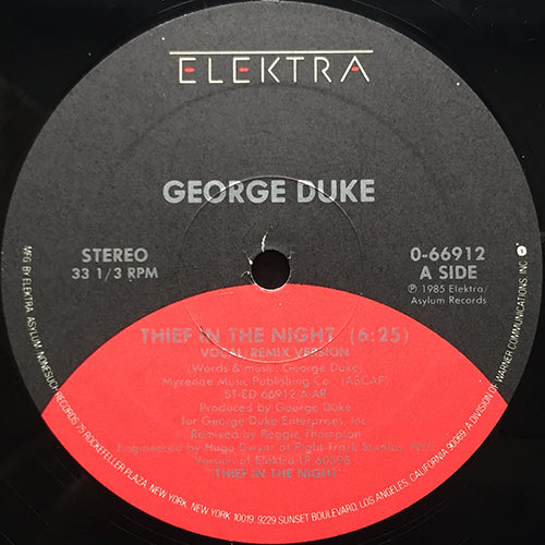 GEORGE DUKE // THIEF IN THE NIGHT (6:25) / DUB (6:09)
