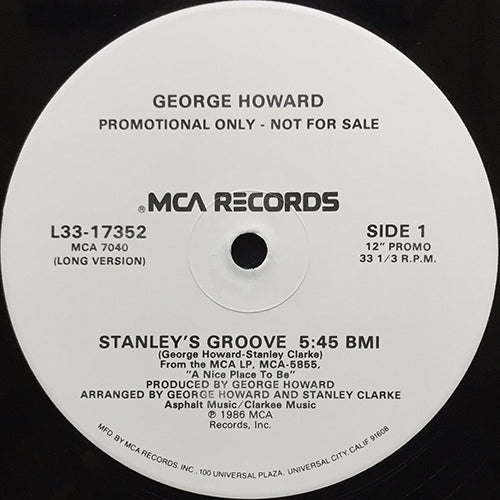 GEORGE HOWARD // STANLEY'S GROOVE (5:45/4:52)
