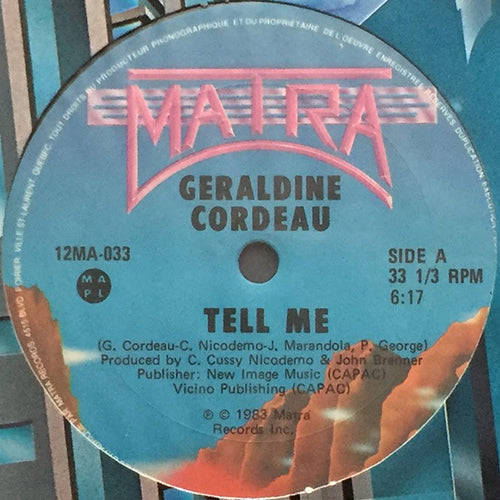 GERALDINE CORDEAU // TELL ME (6:17/3:55)