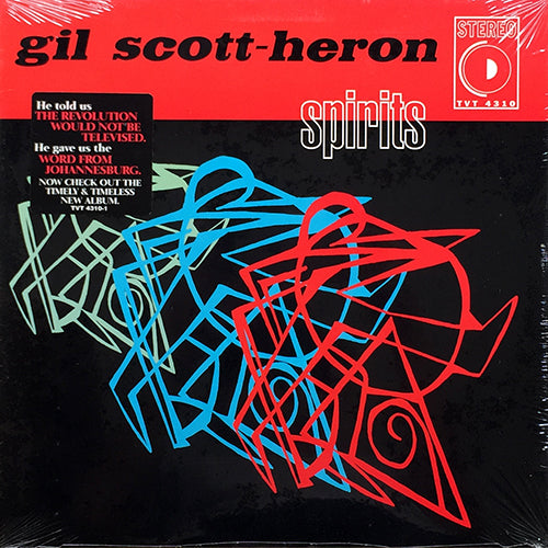 GIL SCOTT-HERON // SPIRITS (LP) inc. MESSAGE TO THE MESSENGERS / GIVE HER A CALL / SPIRITS PAST / THE OTHER SIDE / DON'T GIVE UP