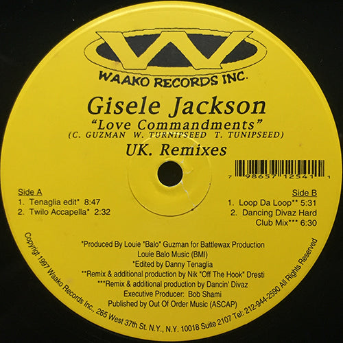 GISELE JACKSON // LOVE COMMANDMENTS (UK REMIXES) (8VER)