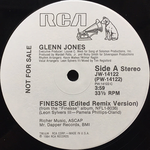 GLENN JONES // FINESSE (REMIX) (5:02/3:59) / (LP VERSION) (5:07)