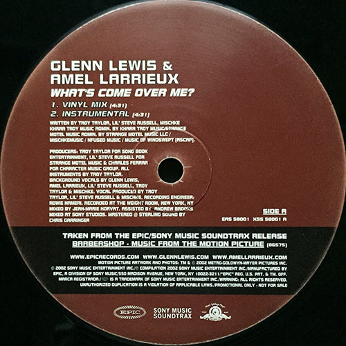 GLENN LEWIS & AMEL LARRIEUX // WHAT'S COME OVER ME (4VER)