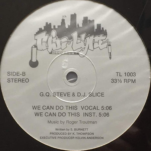 G.Q. STEVE & D.J. SLICE // MOVIN' (2VER) / WE CAN DO THIS (2VER)