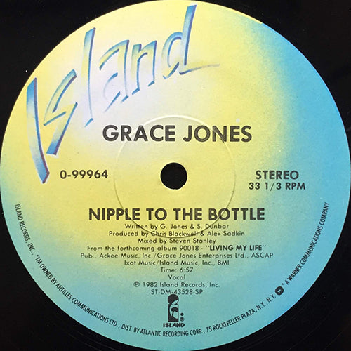 GRACE JONES // JA GUYS (7:15) / NIPPLE TO THE BOTTLE (6:57)