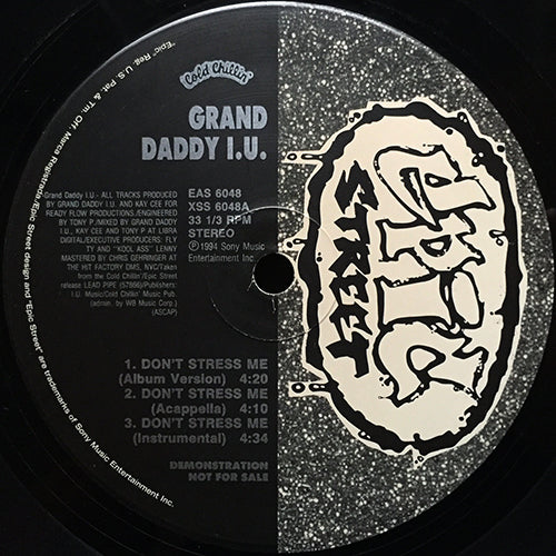 GRAND DADDY I.U. // DON'T STRESS ME (3VER) / SLINGING BASS (3VER)