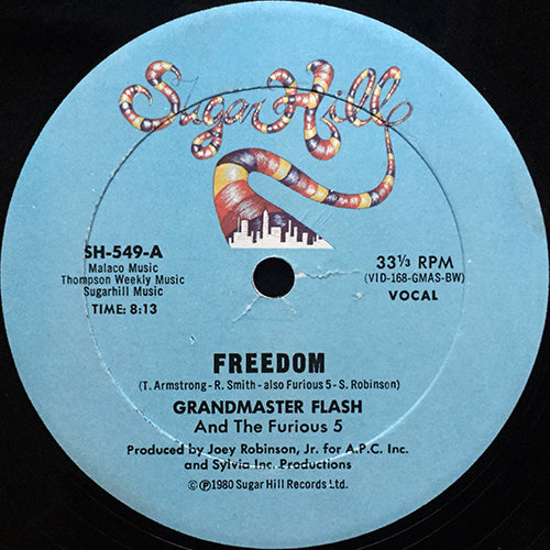 GRANDMASTER FLASH AND THE FURIOUS 5 // FREEDOM (8:13) / INST