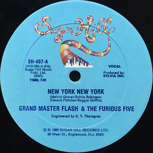 GRANDMASTER FLASH & THE FURIOUS FIVE // NEW YORK NEW YORK (7:21) / INST (7:21)