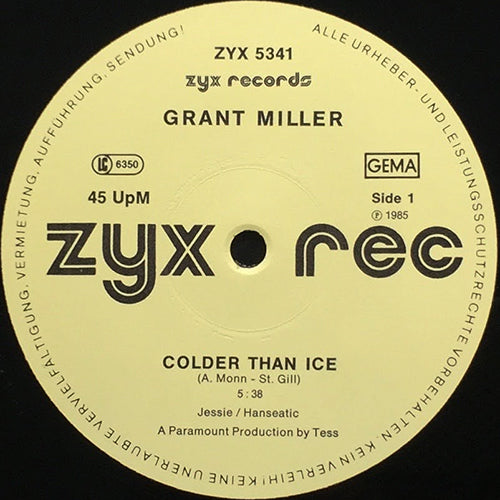GRANT MILLER // COLDER THAN ICE (5:38) / RED FOR LOVE (5:30)
