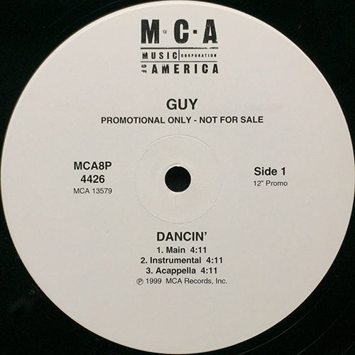 GUY // DANCIN' (3VER) / GROOVE ME / TEDDY'S JAM