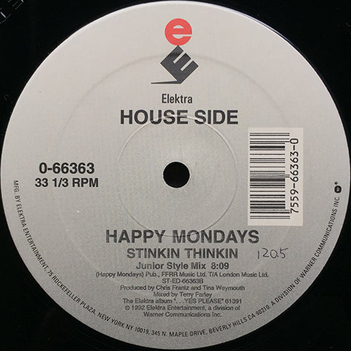 HAPPY MONDAYS // STINKIN THINKIN (BOYS OWN MIX) (8:13) / (JUNIOR STYLE MIX) (8:09)