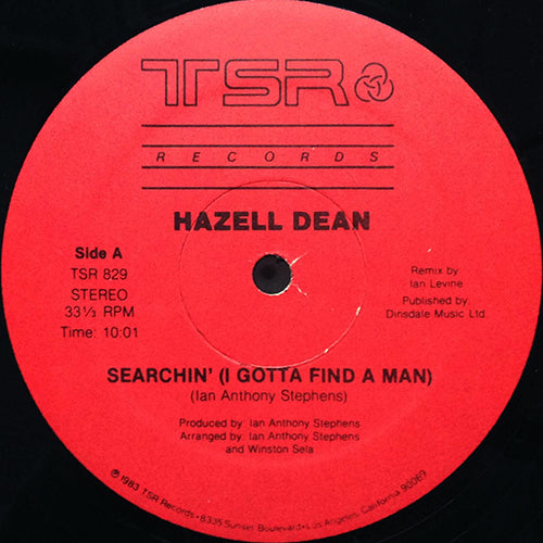 HAZELL DEAN // SEARCHIN' (I GOTTA FIND A MAN) (10:01) / ORIGINAL (8:12) / INST (7:48)