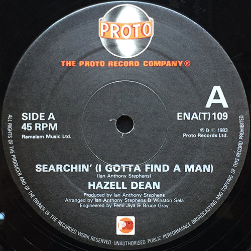 HAZELL DEAN // SEARCHIN' (I GOTTA FIND A MAN) / (INSTRUMENTAL)