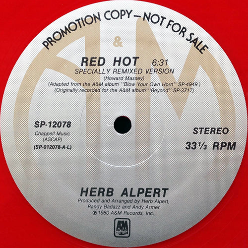 HERB ALPERT // RED HOT (6:31/3:45)