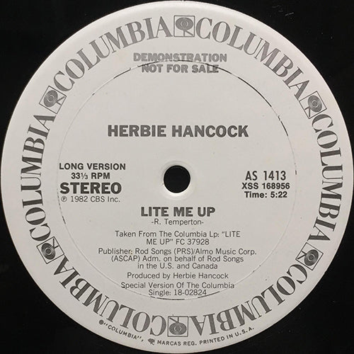 HERBIE HANCOCK // LITE ME UP (5:22/3:42)