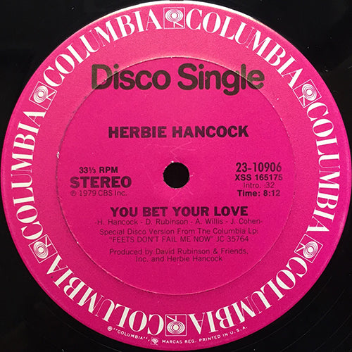 HERBIE HANCOCK // YOU BET YOUR LOVE (8:12) / READY OR NOT (6:43)