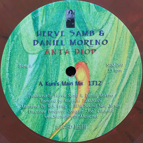 HERVE SAMB & DANIEL MORENO // ANTA DIOP (KUNI'S MAIN MIX) (13:12) / (ALBUM VERSION) (4:43) / (KUNI'S DRUM DUB) (10:01)