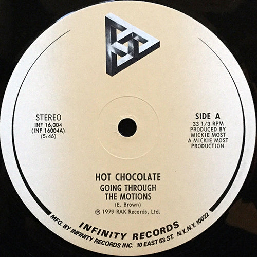 HOT CHOCOLATE // GOING THROUGH THE MOTIONS (5:46) / DON'T TURN IT OFF (4:12)