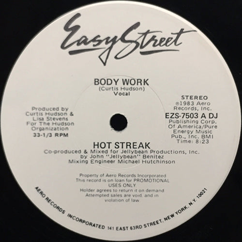 HOT STREAK // BODY WORK (8:23/4:22) / INST (7:15)