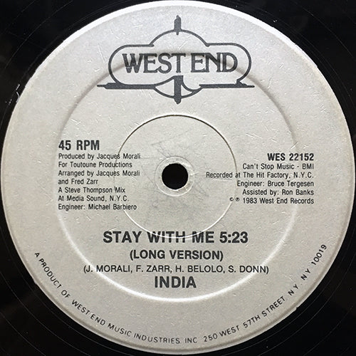 INDIA // STAY WITH ME (5:23/3:37)