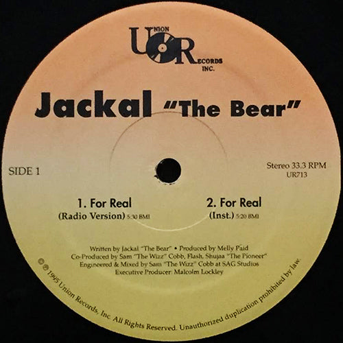 JACKAL "THE BEAR" // FOR REAL (4VER)