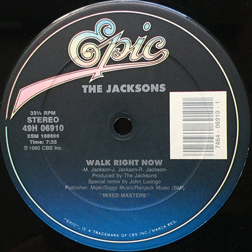 JACKSONS // SHAKE YOUR BODY (DOWN TO THE GROUND) (7:59) / WALK RIGHT NOW (7:35)