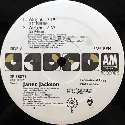 JANET JACKSON feat. HEAVY D // ALRIGHT (LP REMIX) (4VER)