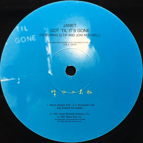 JANET JACKSON feat. Q-TIP & JONI MICHELL // GOT 'TIL IT'S GONE (4VER)