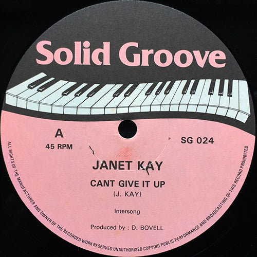JANET KAY // CAN'T GIVE UP / IMAGINE THAT