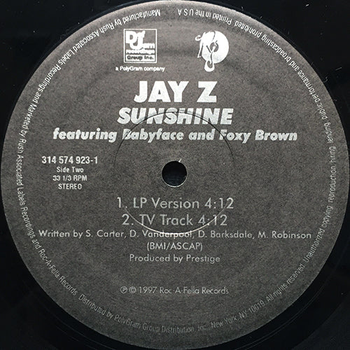 JAY-Z feat. BABYFACE & FOXY BROWN // SUNSHINE (3VER)