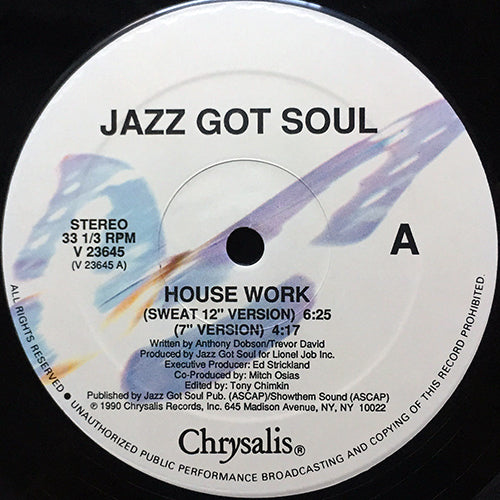 JAZZ GOT SOUL // HOUSE WORK (4VER)