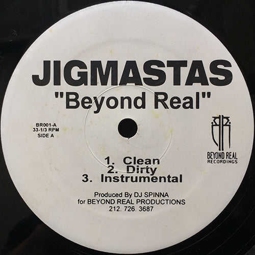 JIGMASTAS // BEYOND REAL (3VER) / DEAD MAN'S WALK (3VER)