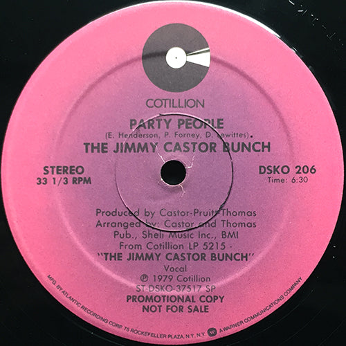 JIMMY CASTOR BUNCH // PARTY PEOPLE (6:30)